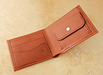 Leather kangaroo wallet