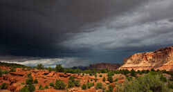 Storm Over Slickrock Divide