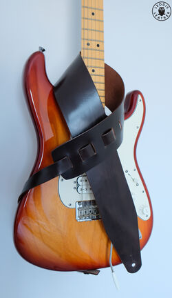 leather guitar strap