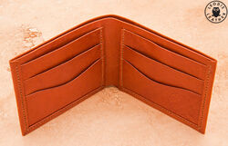 Leather kangaroo wallet