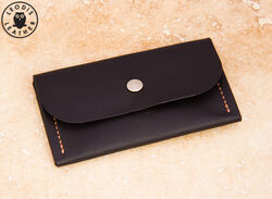 Leather compact purse